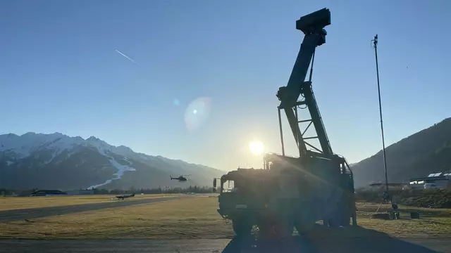 Das Radarbataillon des österreichischen Bundesheeres führte am Flugplatz Zell am See eine Abschlussübung mir ihren Grundwehrdienern durch. | Foto: Bundesheer