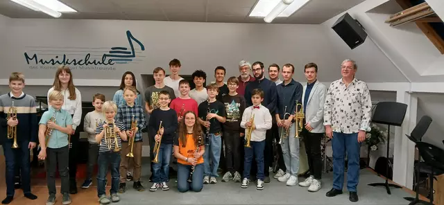 Trompetenklänge waren in der Musikschule der Korneuburger Musifreunde zu hören – aber nicht nur – auch die Klavierklänge kamen nicht zu kurz. | Foto: Korneuburger Musifreunde