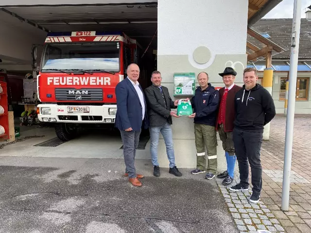 Pusarnitz: Vzbgm. B. Haslacher, Lagerhaus: K. Pichler, FF-Pusarnitz: A.Weichsler, TK Hasslacher : U. Klaus, Sachsenburger Partl: M. Strauss
 | Foto: Gemeinde Lurnfeld