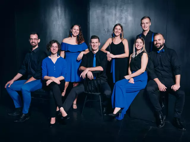 Wichtig ist der Vokalgruppe die Pflege des slowenischen Liedguts in Kombination mit internationalen Stücken. Oktakord bemüht sich um ein vielfältiges Repertoire, slowenische Lieder stehen aber im Vordergrund. | Foto: Stefan Reichmann