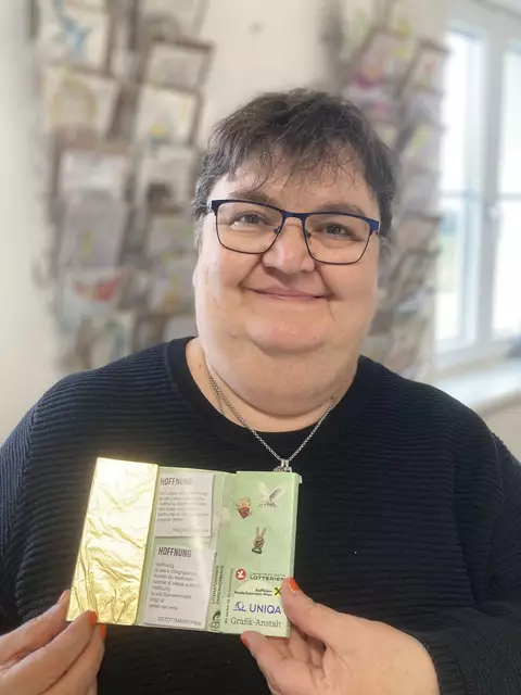 Die 58-jährige Gabriele Fischer hat den Schokopreis 2025 gewonnen. | Foto: Caritas