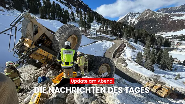 Mit dem MeinBezirk "Update am Abend" erfährst du, was heute in Tirol los war. Das sind die wichtigsten Nachrichten aus Tirol. | Foto: MeinBezirk Tirol / FF Silz