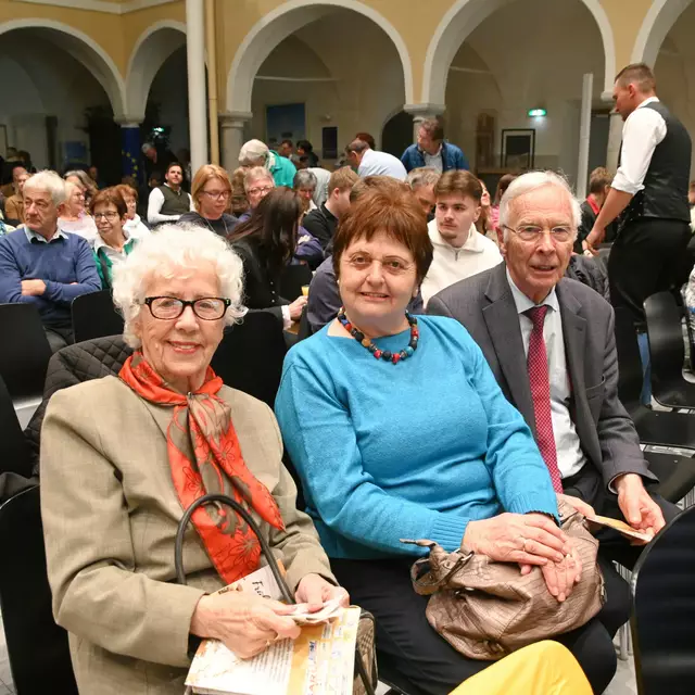 Rudi und Margitta Egger mit Nachbarin Hilde Guttler