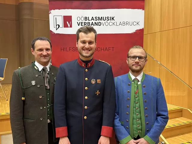 Michael Lettner  mit seinen Stellvertretern Karl Brunmayr und Manuel Kofler