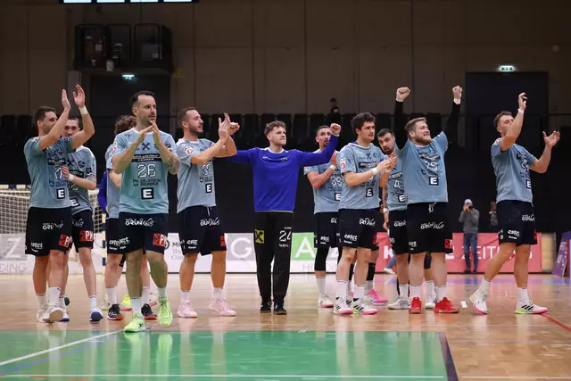 Die Füchse feierten im Sportpark Graz einen Derbysieg über HSG Graz. | Foto: GEPA pictures/Chris Bauer