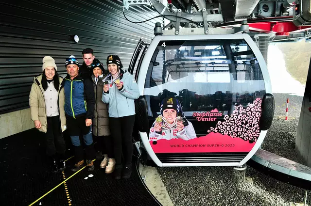 Familie Venier ist oft am Berg .- die Auffahrten erfolgen logischerweise nur mit den Stephi-Gondeln. | Foto: Hassl