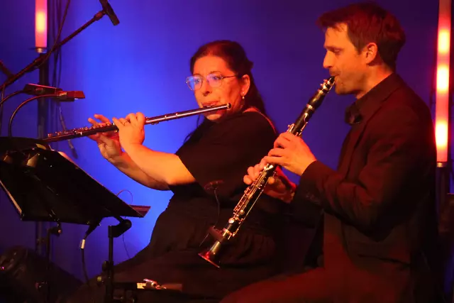 Ein erstklassiges Programm boten die Musiker mit "Harphonic".