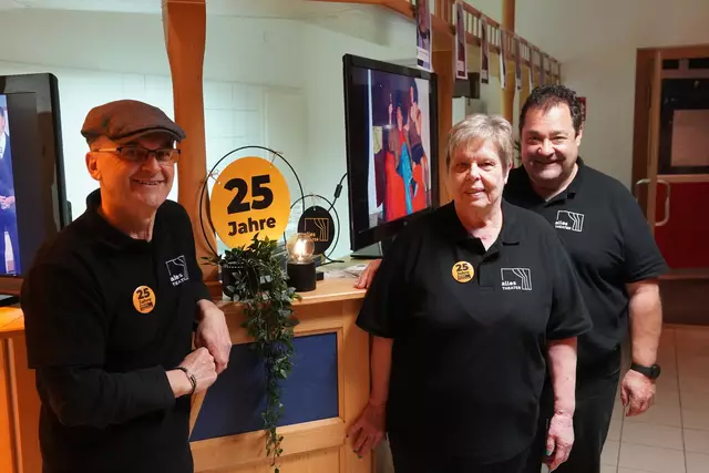 Die Hauptdarsteller: Harry Ernst, Hedi Tauchner und Martin Schneeweiß.