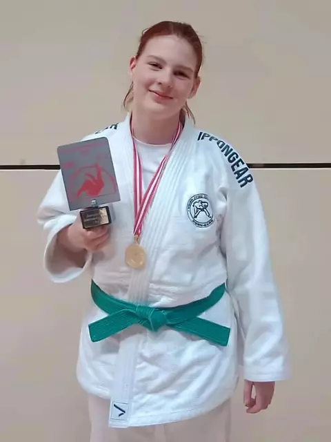 Valentina Hofbauer dominierte all ihre Kämpfe und sicherte sich mit vorzeitigen Ippon-Siegen den österreichischen Meistertitel. | Foto: Valentina Hofbauer