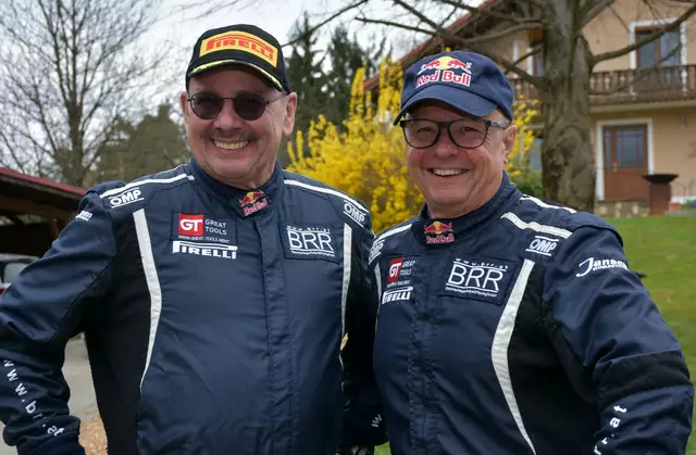 Raimund Baumschlager aus Rosenau und sein Co-Polot Thomas Zeltner. | Foto: Illmer