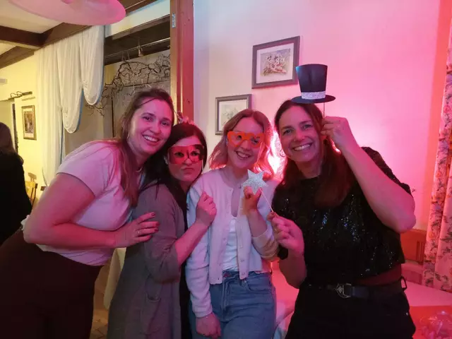 Lisa Wallner, Birgit Mayerhofer, Kathrin Berger und Kathi Bichler hatten viel Spaß. | Foto: Mädlstreff