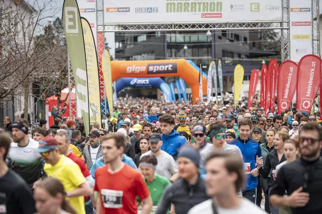 Über 3.000 Läufer und Läuferinnen haben sich zum Graz Halbmarathon angemeldet und sorgen dafür für einen neuen Teilnehmerrekord.  | Foto: Zemasch
