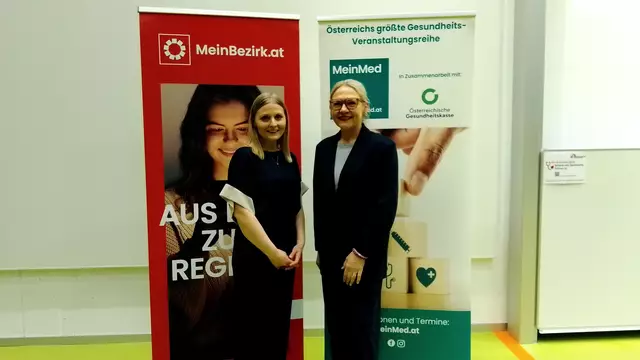 Vortragende Katharina Kurzmann-Gütl (l.) mit Moderatorin Martina Kohrgruber | Foto: C. Pendl
