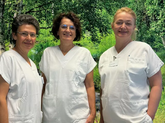 Erste Oberärztin der Abteilung für Anästhesiologie und Intensivmedizin Gamila Elrifaie, Obermedizinalrätin Anna Kettner, ärztliche Direktorin der Klinik Kittsee und Leiterin der Abteilung für Anästhesiologie und Intensivmedizin mit Oberärztin Anna Labašová. | Foto: Klinik Kittsee