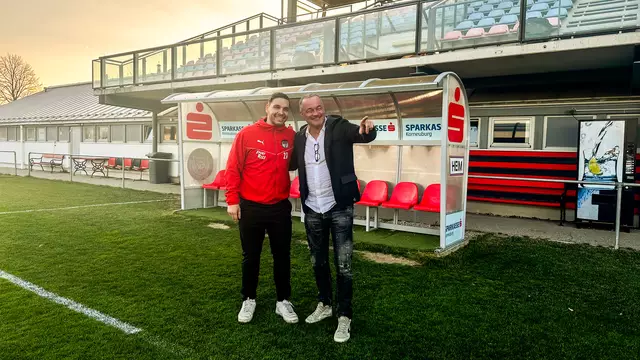 Ab sofort belagern Gerald Schalkhammer und Michael Augustin erneut die Trainerbank beim SK Korneuburg in der 1. NÖ Landesliga. | Foto: Lisa Wurzinger / MeinBezirk