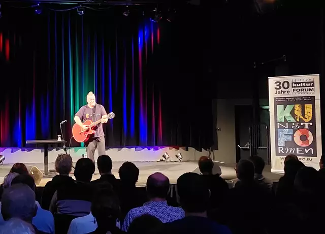 Mike Supancic rockte die Zehnerhaus-Bühne. | Foto: Zweidick 