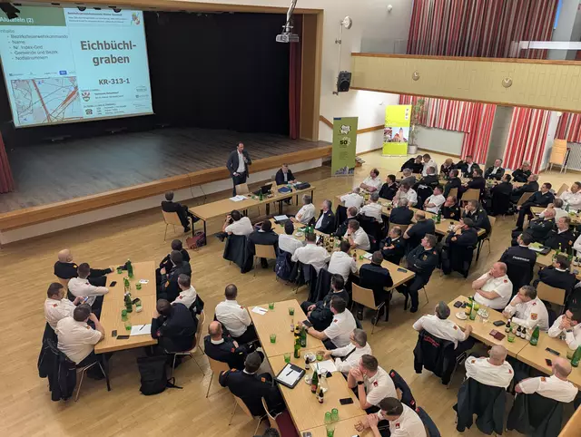Der gut gefüllte Manker Stadtsaal bei der Kick-off-Veranstaltung | Foto: GVU Melk / Kadla