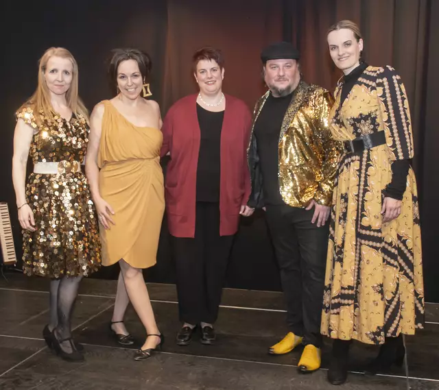 Doris Schillein, Ursula Gerstbach,   Marion Zib-Rolzhauser (Radio Wienerlied Musikverlag), Franz Alexander Langer, Bettina Bogdany | Foto: Gerhard Maly