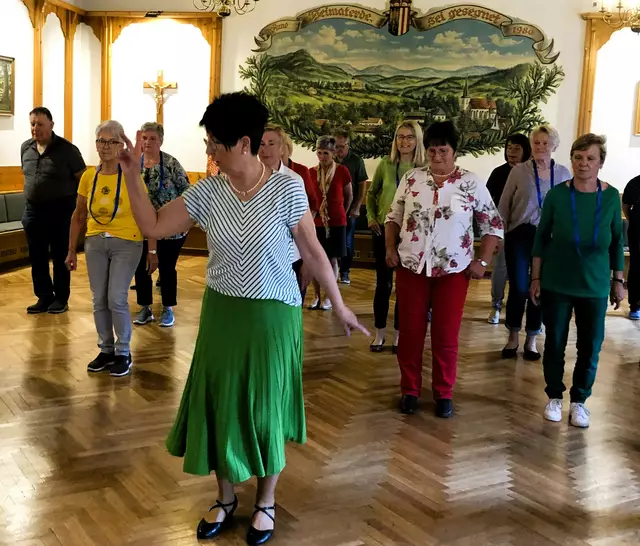 Marianne Kamleitner im Vordergrund. | Foto: grufka