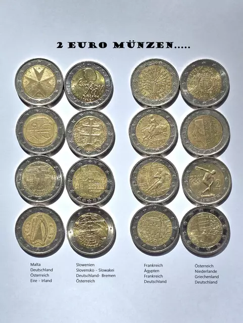 2 Euro Münzen