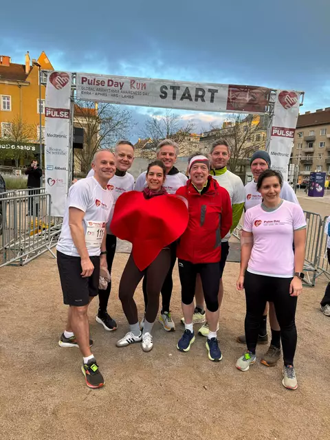 Pulse Day Run: Mit einem sportlichen Ausrufezeichen wurde der diesjährige European Heart Rhythm Association-Kongress (EHRA) in Wien begangen. | Foto: Pulse Day Run