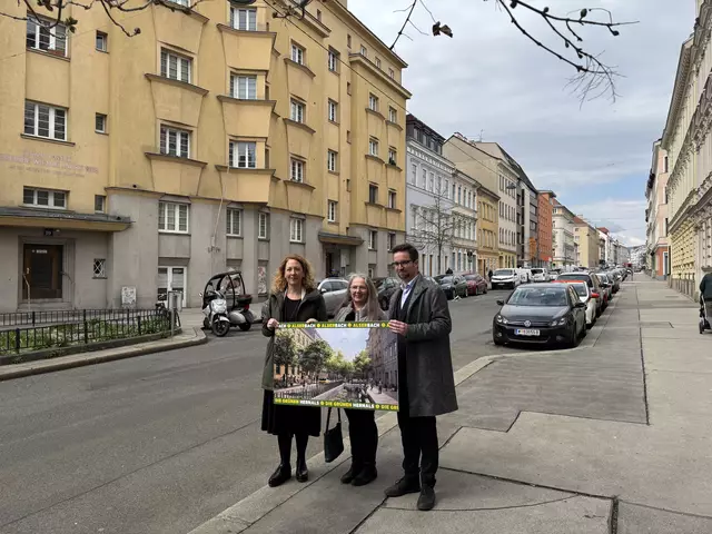 Zwischen Rötzergasse und Elterleinplatz könnte eine neue, grünere Promenade entsehen.  | Foto: Ipirotis/MeinBezirk