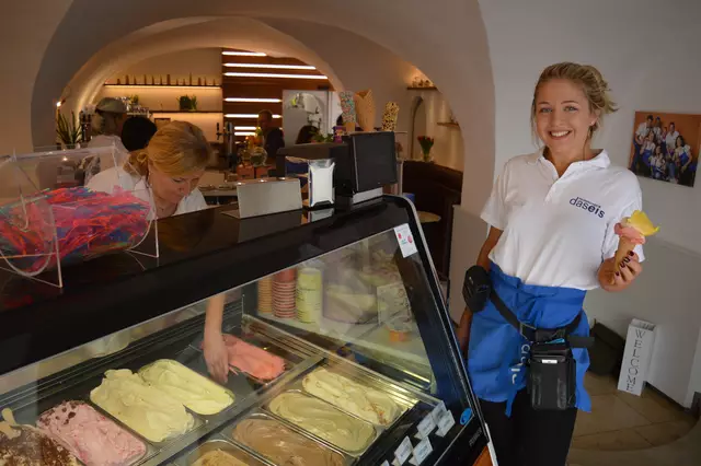 Der Eissalon "Das Eis" befindet sich am Maurer Hauptplatz. Geschäftsführer ist Peter Reinbacher. | Foto: privat