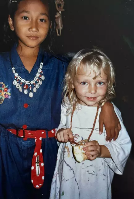 Tochter Ashley (re.) freute sich immer sehr über neue Begegnungen. | Foto: Meßthaller