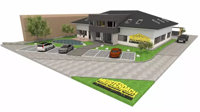 Rendering des Büro-Neubaus | Foto: zVg