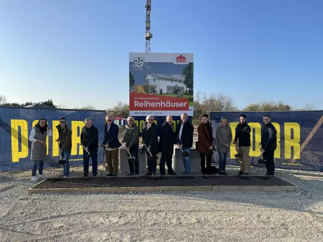 Der Spatenstich leitete das neue Wohnprojekt der OSG in Parndorf ein. | Foto: OSG