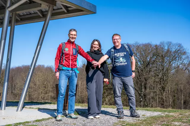 Projektleiter Norman Schmid, Sabina Alic und Martin Gruber-Dorninger (beide Klimakoordinationsstelle) freuen sich schon auf Vorschläge aus der Bevölkerung. | Foto: Christian Krückel