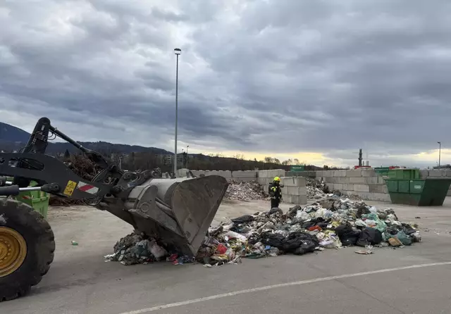 Hier wurde der Müll abgekippt. | Foto: HFW Villach