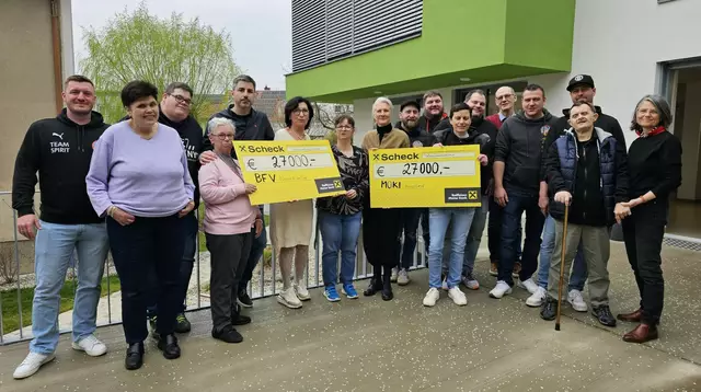 Unglaubliche 54.000 Euro konnte die Sautanz Partie Mönchhof heuer für karitative Zwecke sammeln!  | Foto: Sautanz Partie Mönchhof