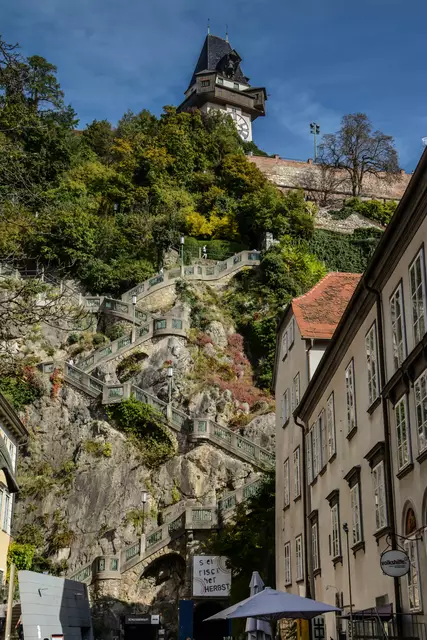 In der Herbstsonne am Fuße des Grazer Schlossberges | Foto: Friedrich Staufer