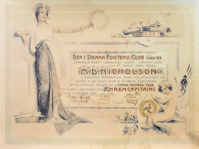 Die Urkunde aus der Gründungszeit des First Vienna FC 1894. | Foto: First Vienna FC 1894