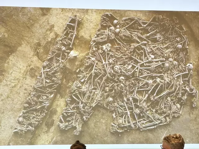 Im Wien Museum wurden erste Informationen über ein römisches Massengrab in Simmering veröffentlicht. Der Fund sei in vielerlei Hinsicht eine Sensation, sind sich alle Expertinnen und Experten sicher. | Foto: A. Slonek/Novetus