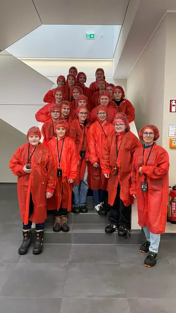 Zu Besuch bei der Firma Greiner. | Foto: Greiner