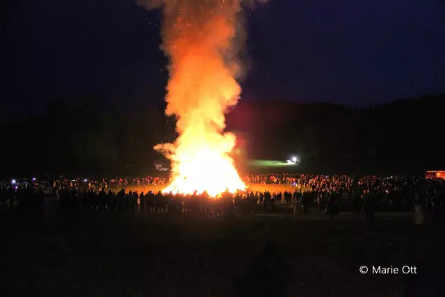 Osterfeuer, 2025, Graz-Umgebung