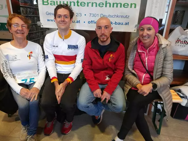 Die LMB-Athleten bewiesen beim 20. Horitschoner Straßenlauf Kampfgeist und sicherten sich mehrere Klassensiege. | Foto: Stefan Pendl