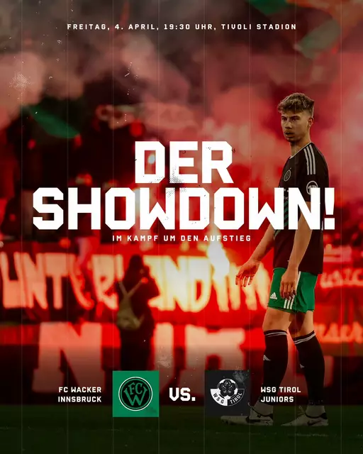 Das Topspiel in der tt.com Regionalliga, FC Wacker Innsbruck vs. WSG Tirol Juniors. | Foto: FCW