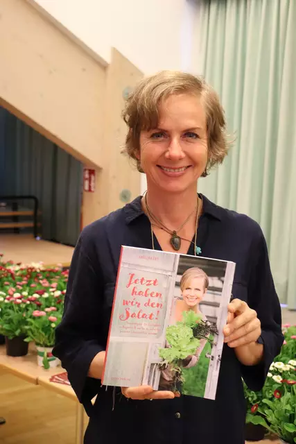 Angelika Ertl gab den Tipp: "Essen Sie mehr aus ihrem Garten und weniger fast food aus dem Supermarkt". | Foto: Edith Ertl