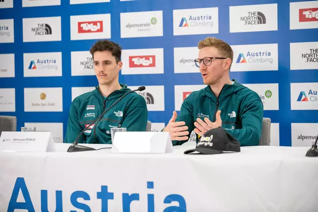  Weltcup-Saison 2025 startet bald, en Weltcup-Auftakt in China lässt Jakob Schubert (rechts) aus, aller Voraussicht nach wird er vor heimischer Kulisse ins Geschehen einsteigen. | Foto: KVÖ
