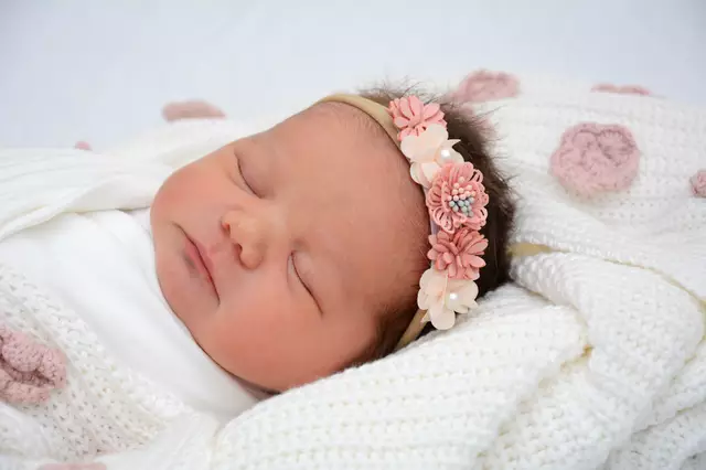 Name: Olivia India Rose
Geburtsdatum: 26.03.2025
Gewicht: 3.640 g
Größe: 52 cm
Eltern: Fatima Dudas und Ulrich Kapaun aus Trofaiach | Foto: Babysmile