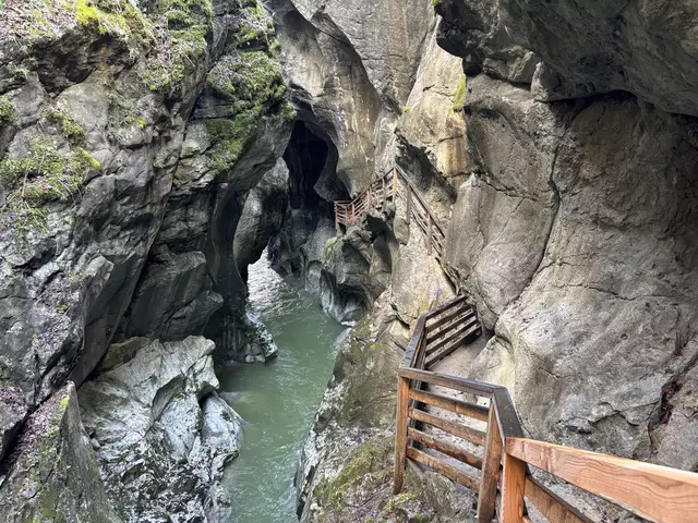 Durch die enge Schlucht konnte Holz aus dem Abtenauer Raum auf die Salzach und anschließend Hallein befördert werden.  | Foto: Fabienne Gruber 