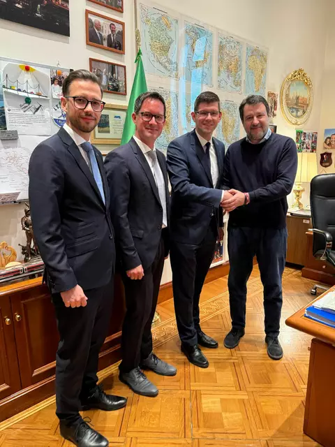 Arbeitsgespräch in Rom  | Foto: Büro LHStv. Gruber/Kornek-Goritschnig