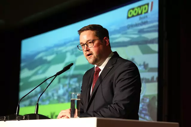 Florian Hiegelsberger ist der neue OÖVP-Bezirksparteiobmann von Grieskirchen. | Foto: Andreas Maringer