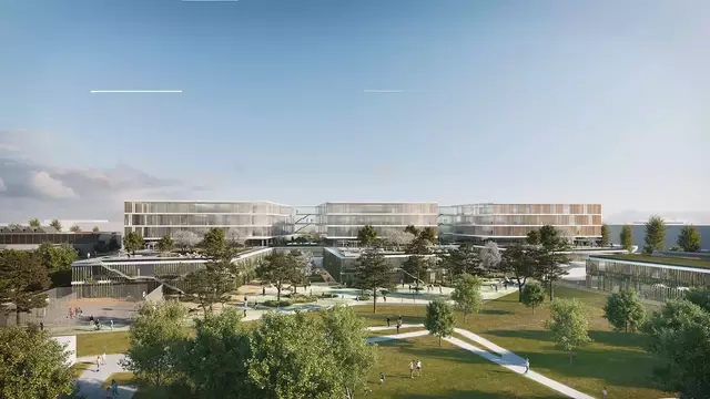 Draußen soll Platz für Unterricht unter freiem Himmel und Erholung sein.  | Foto: Kronaus Mitterer Architekten