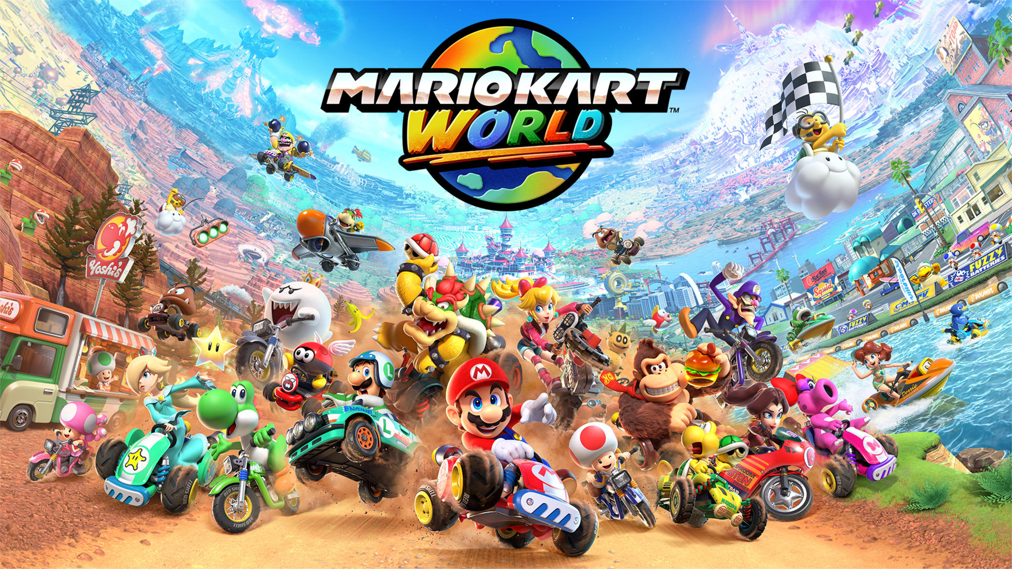スイッチ2：新しいマリオカートと2つのソフトゲームを配信する