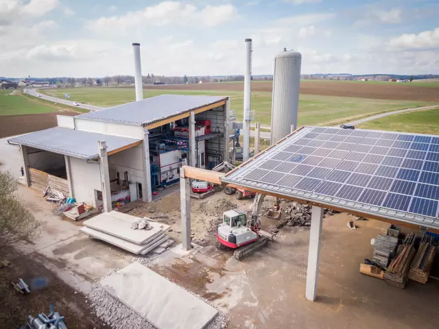 Die Arbeiten am Gelände des Biomasseheizwerks in Waidhofen/Thaya haben bereits begonnen. | Foto: EVN/Barbara Leister