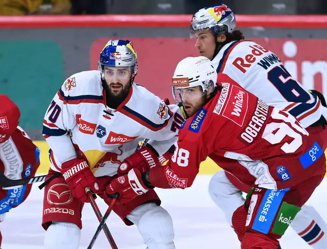 Der EC-KAC duelliert sich ab heute Abend mit dem EC Red Bull Salzburg. | Foto: EC-KAC/Florian Pessentheiner